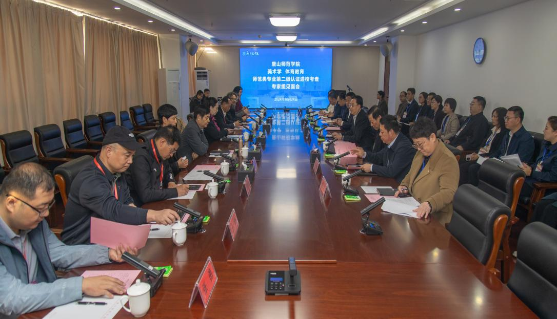 师范类专业认证专家组对万象城美术学、体育教育专业进行第二级认证现场考查