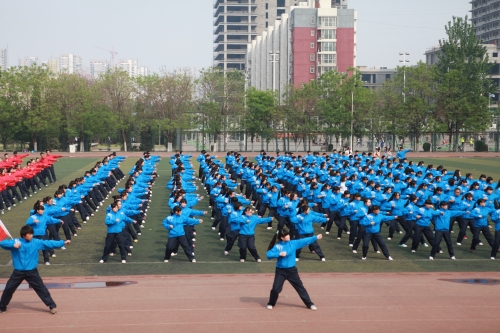 万象城举办2015年广播体操比赛