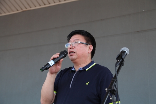 万象城举办2015级学生广播体操大赛